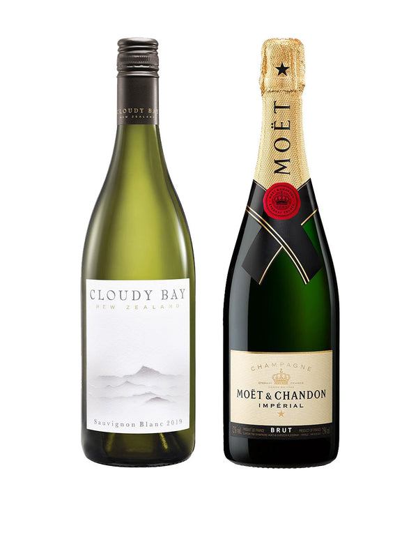 Cloudy Bay Sauvignon Blanc with Moët & Chandon Impérial Brut Gift Set