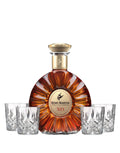 Rémy Martin XO with 4 Markham Marquis by Waterford Double Old Fashioned Glasses