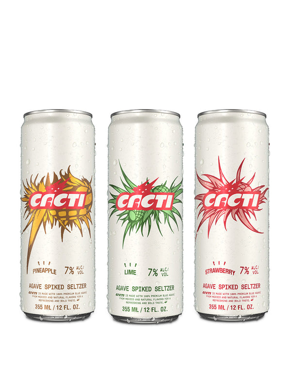 CACTI™ Agave Spiked Seltzer 18 Can Variety Pack