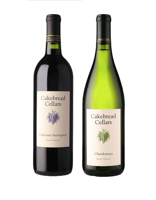 Cakebread Cabernet Sauvignon and Chardonnay