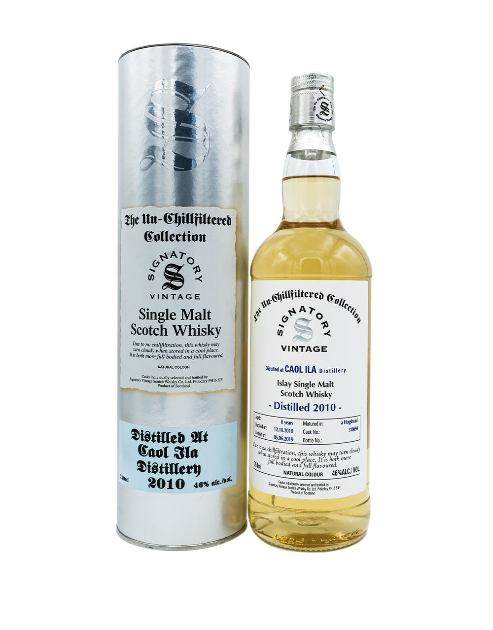 Signatory Single Cask Caol Ila 8 Year (Cask #318694)