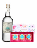 Casamigos Blanco with Sugarfina Watercolor 3 Piece Bento Box