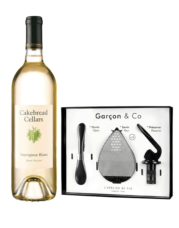 Cakebread Sauvignon Blanc with L'Atelier du Vin Garçon & Co