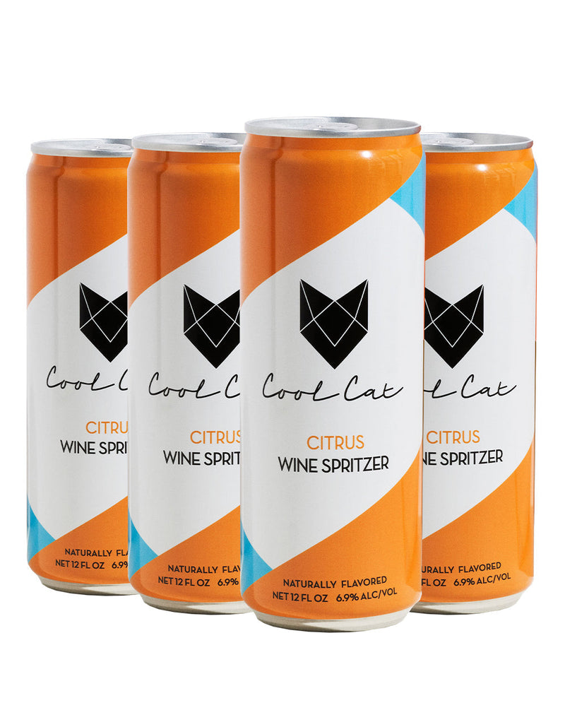 Cool Cat Citrus Premium Wine Spritzer (24 Pack)