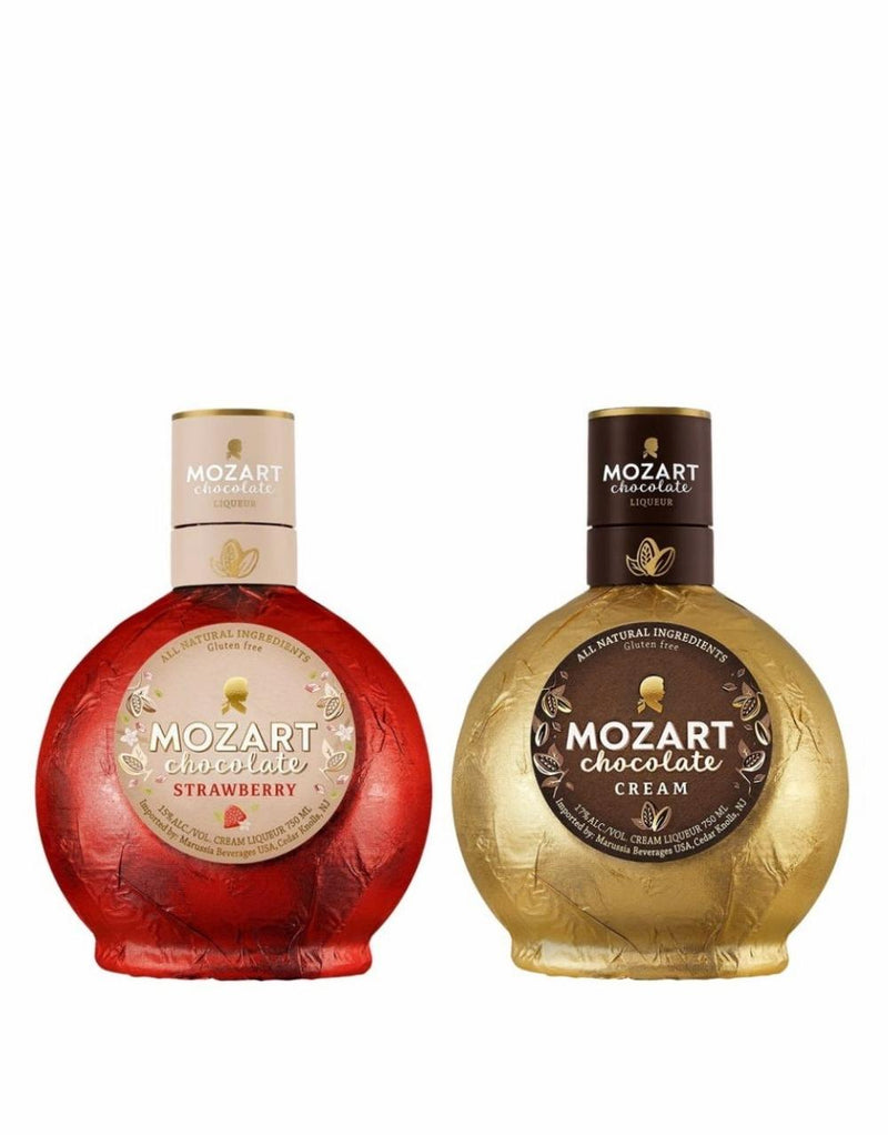 Mozart Chocolate Strawberry and Chocolate Cream Bundle