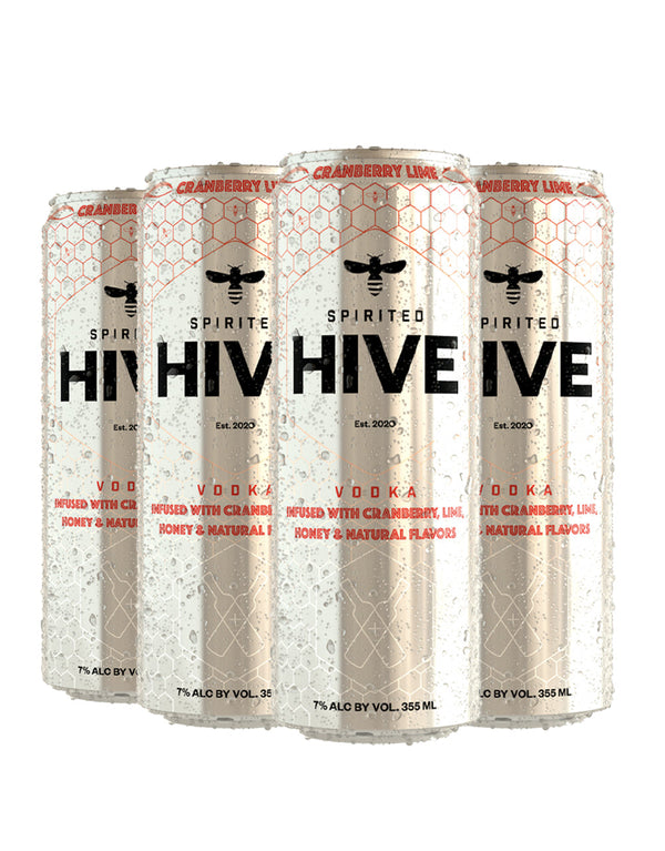 Spirited Hive Vodka Cranberry Lime (Pack of 4)