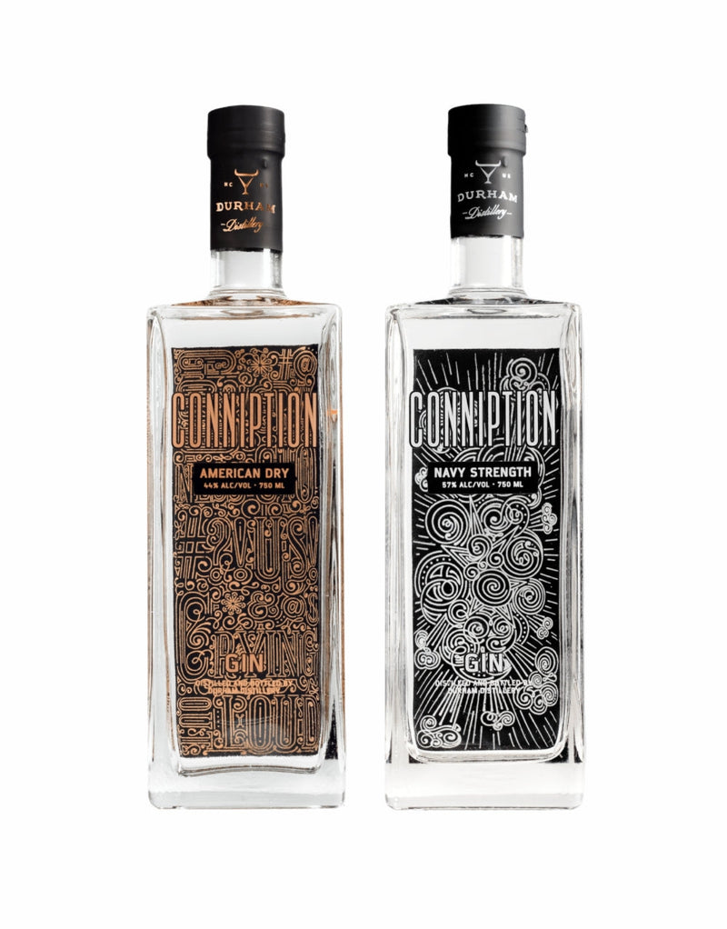 Conniption American Dry Gin with Conniption Navy Strength Gin
