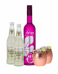 Figenza Mediterranean Fig Vodka with 2 Fever-Tree Ginger Beer and 2 Exclusive Branded Copper Mugs