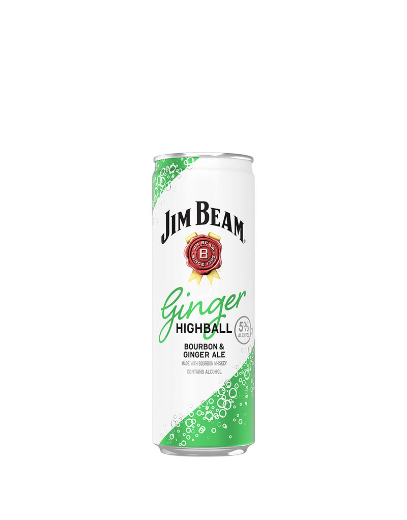 Jim Beam Ginger Highball Bourbon Seltzer (24 Pack)