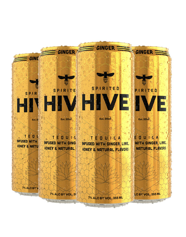 Spirited Hive Tequila Ginger (Pack of 4)