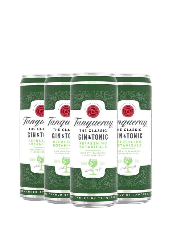 Tanqueray London Dry Gin & Tonic (4-PACK)