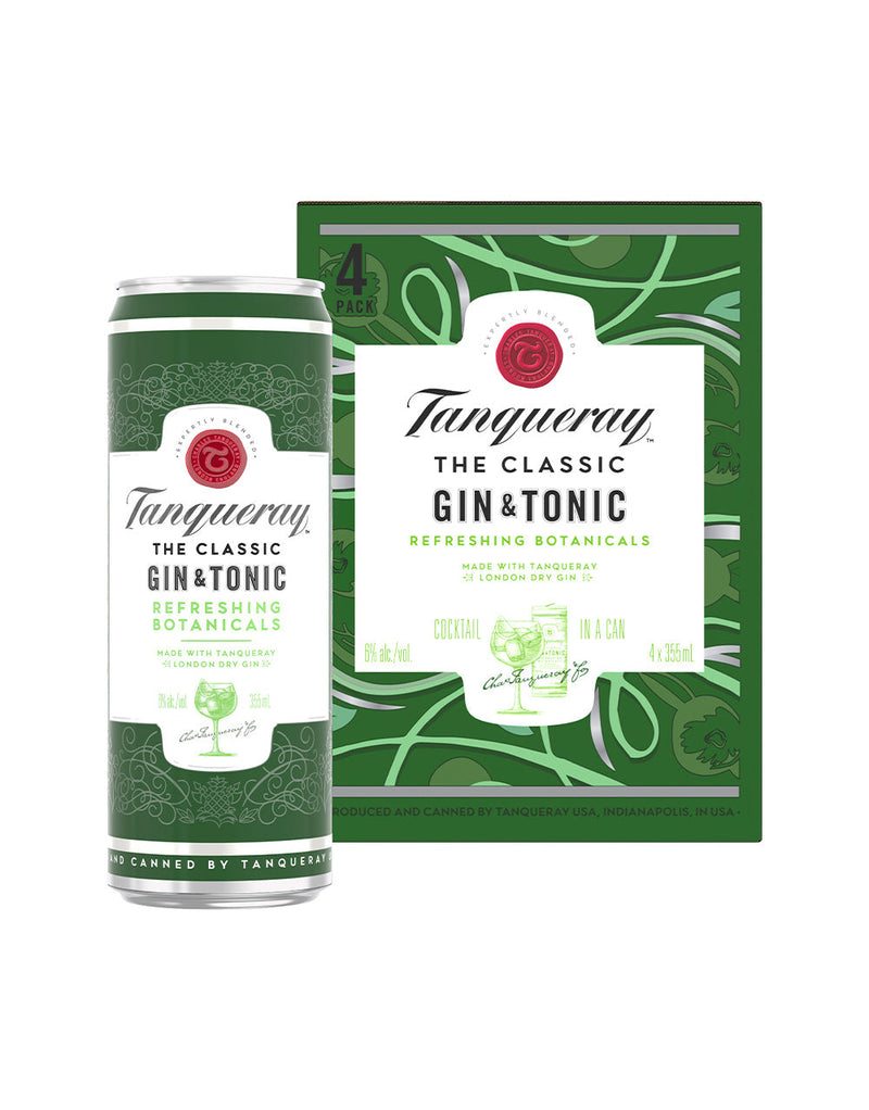 Tanqueray London Dry Gin & Tonic (4-PACK)