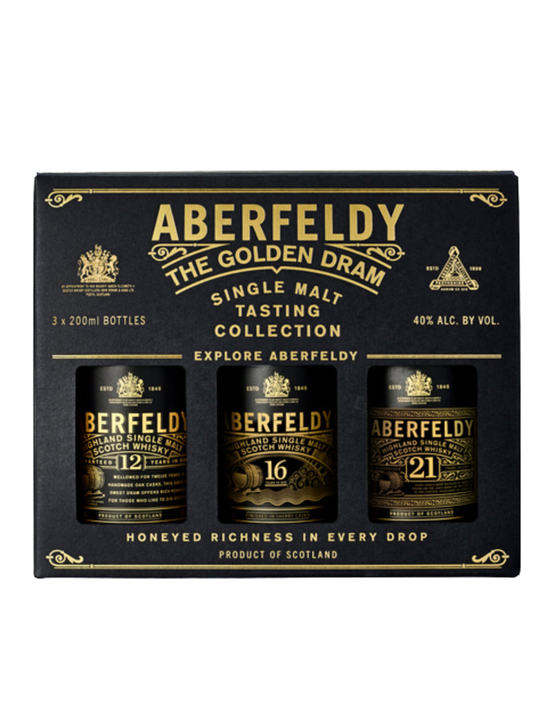 Aberfeldy Gifting Set - 12, 16 & 21 Year Old (200ml)