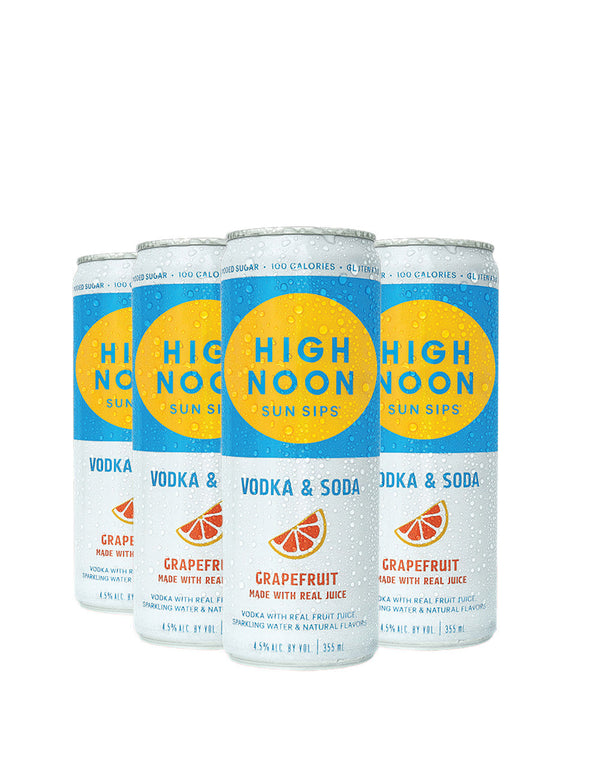 High Noon Grapefruit Hard Seltzer (4 Pack)