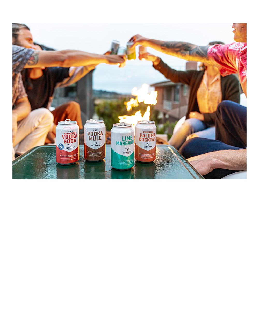Cutwater Vodka Soda Mixed 8 pack (4 Grapefruit, 2 Lime, 2 Cucumber)