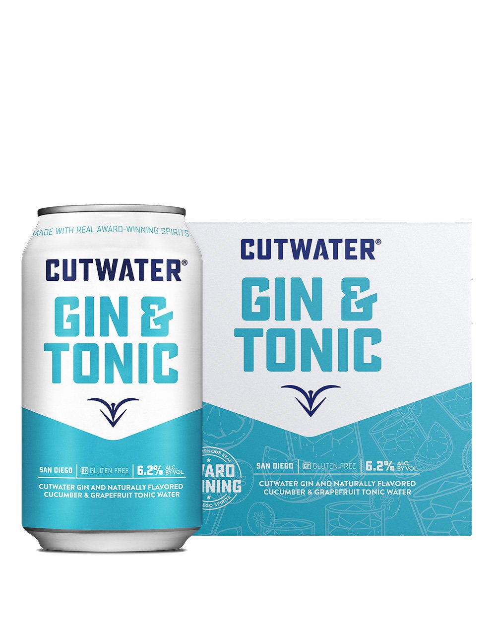 Cutwater Gin & Tonic Can (4 Pack)