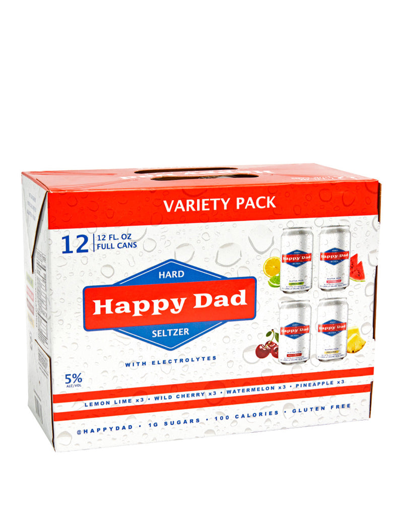 Happy Dad Hard Seltzer Variety Pack (12 Cans)