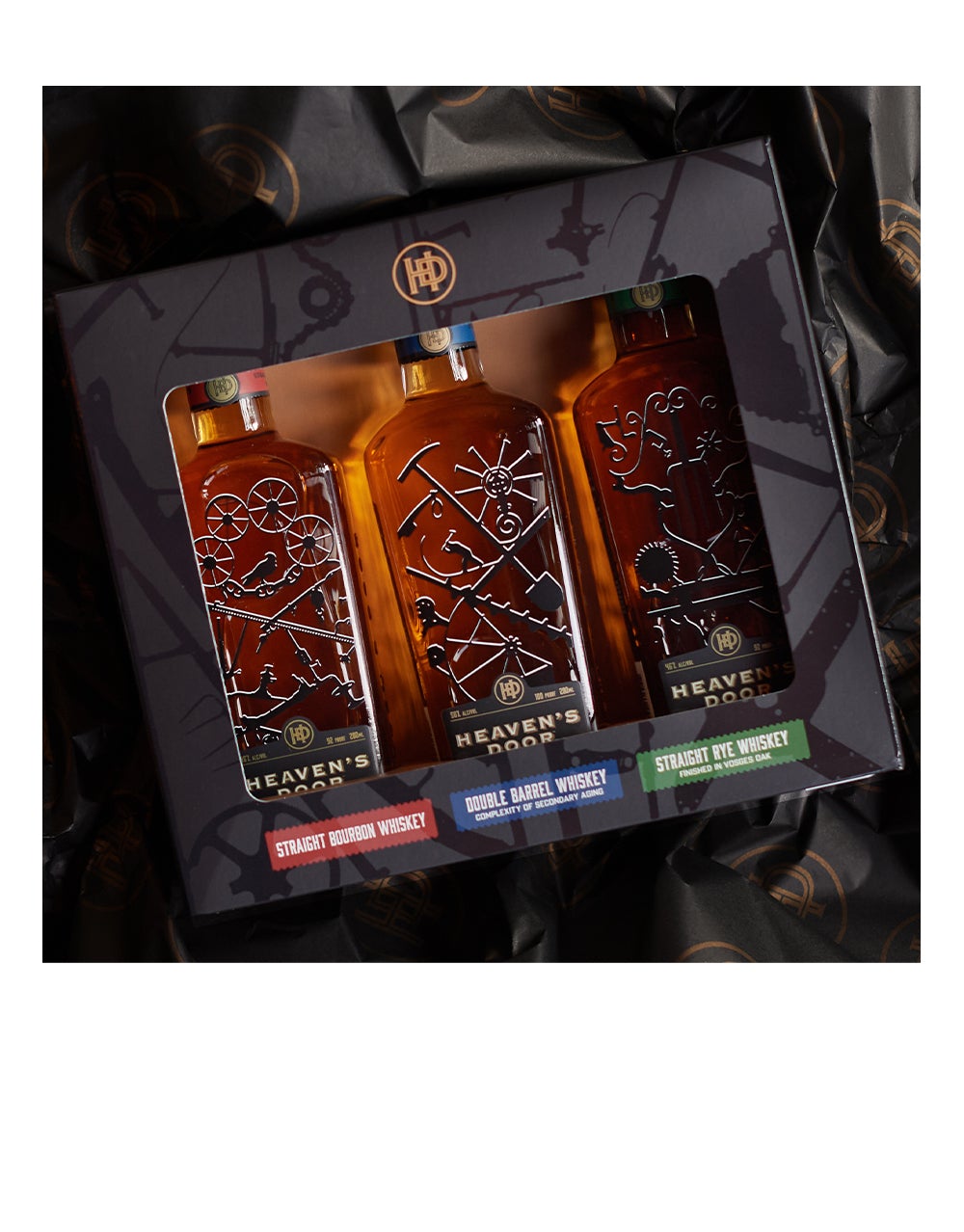 Heaven's Door Trilogy Collection with Heaven's Door Flight Tray and Rocks Glasses