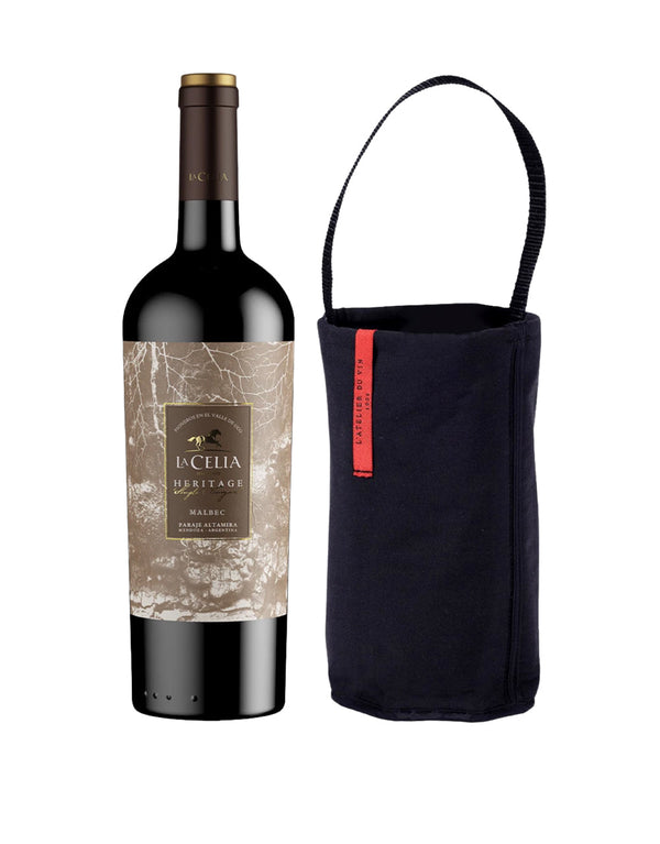 La Celia Heritage Malbec with L'atelier Du Vin Fresh Baladeur Noir