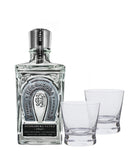Herradura Ultra Añejo with Dartington Bar Excellence Whisky Rocks Glasses