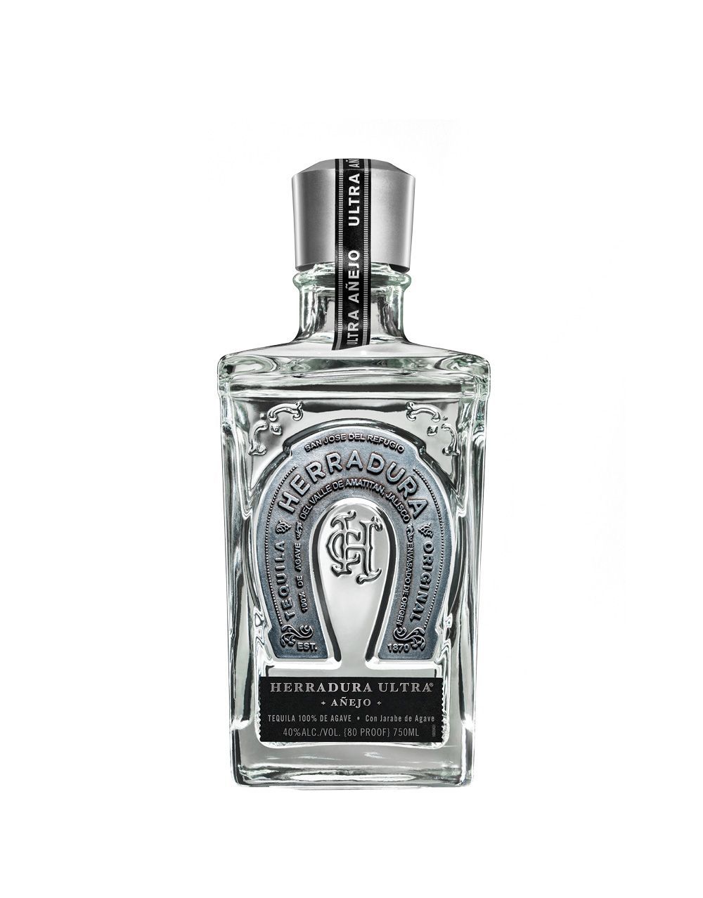 Herradura Ultra Añejo with Dartington Bar Excellence Whisky Rocks Glasses
