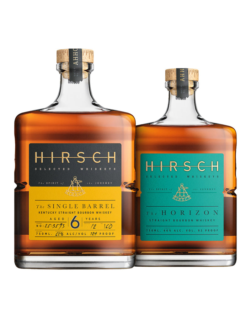 Hirsch: The Single Barrel Kentucky Straight Bourbon Whiskey 6 Y.O. with The Horizon Straight Bourbon Whiskey