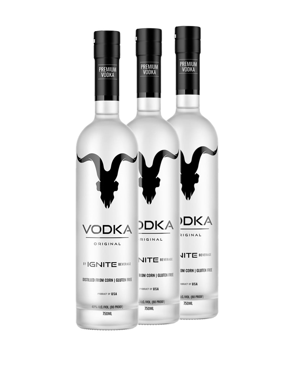 Ignite Vodka (3 bottles)