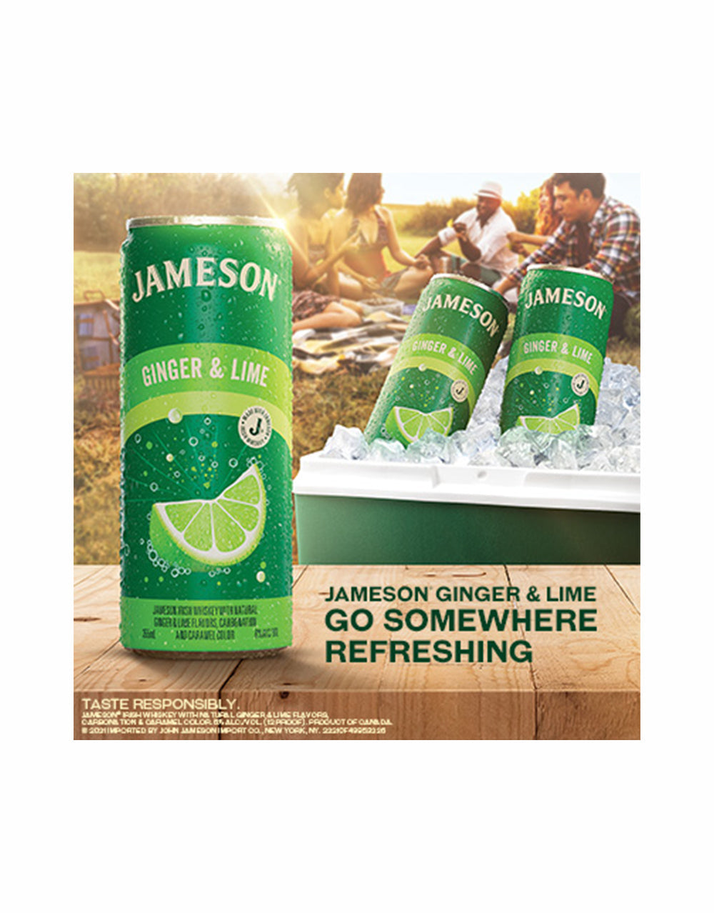 Jameson Ginger and Lime Cocktail (12 Pack)