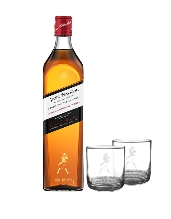 Jane Walker by Johnnie Walker with Branded Glasses