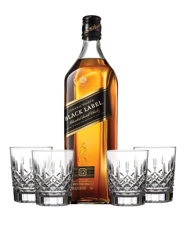 Johnnie Walker Black Label® with Waterford Markham Double Old Fashioned Glasses