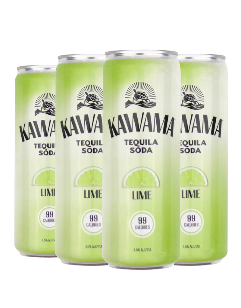 Kawama Tequila & Soda: Lime (4 pack)