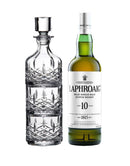 Laphroaig 10 Year Old with Markham by Waterford Stacking Decanter & Tumbler Set