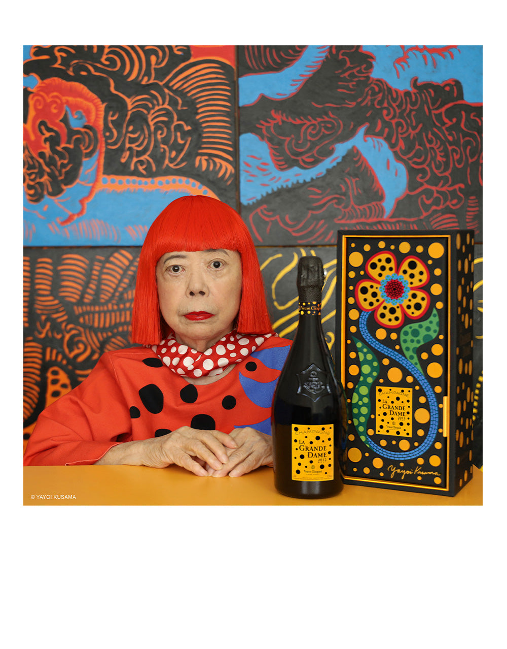 Veuve Clicquot La Grande Dame 2012 x Yayoi Kusama Limited Edition
