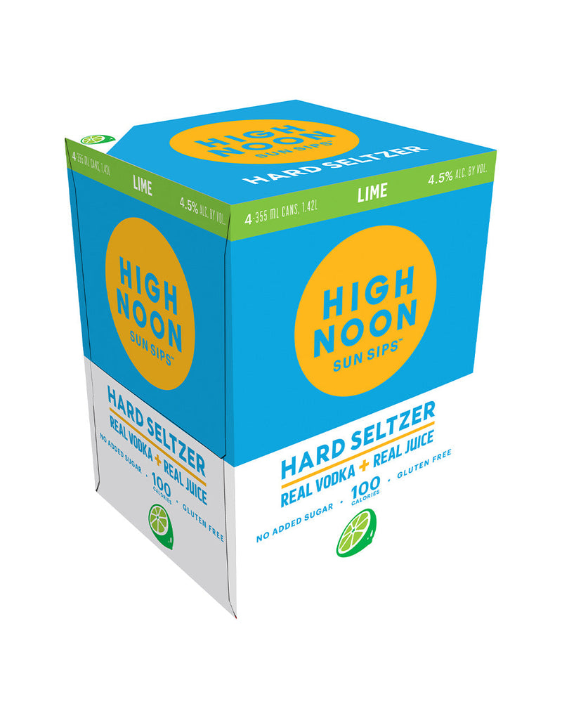 High Noon Lime Hard Seltzer (4 Pack)