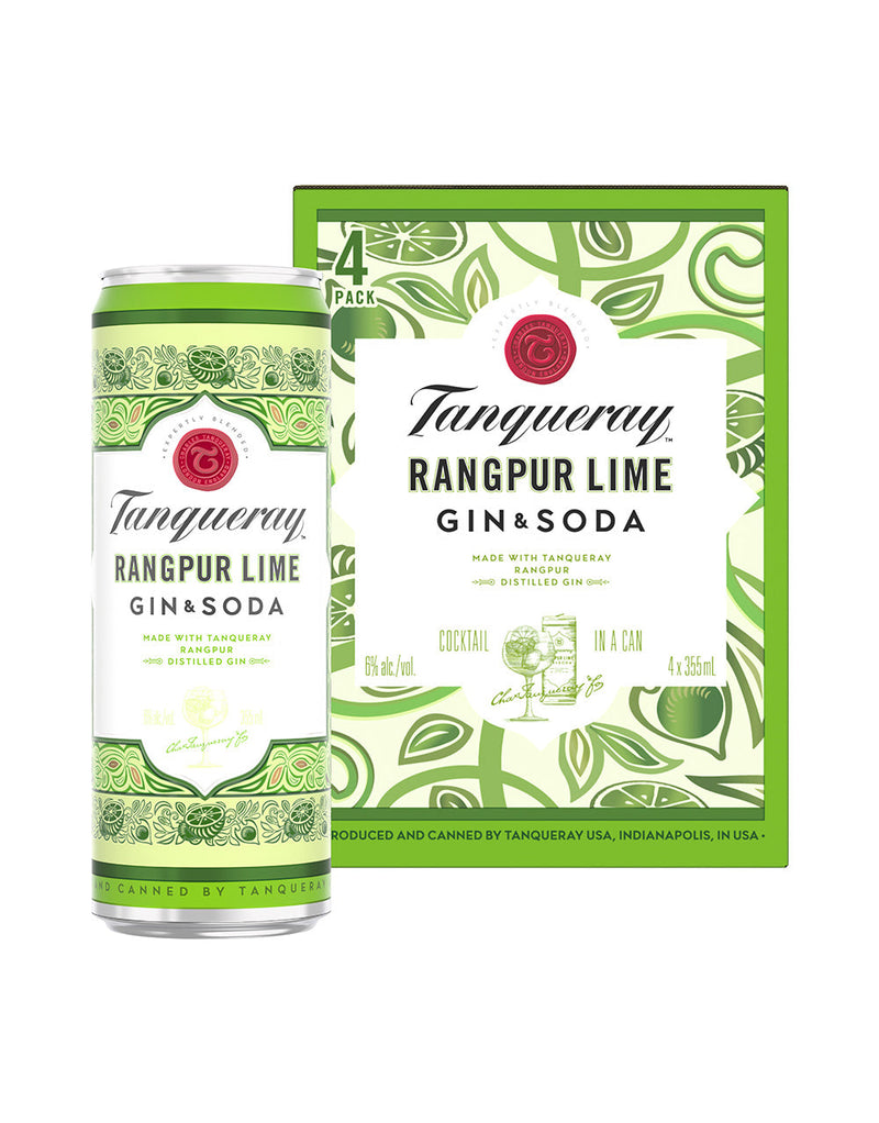 Tanqueray Rangpur Lime Gin & Soda (4-PACK)