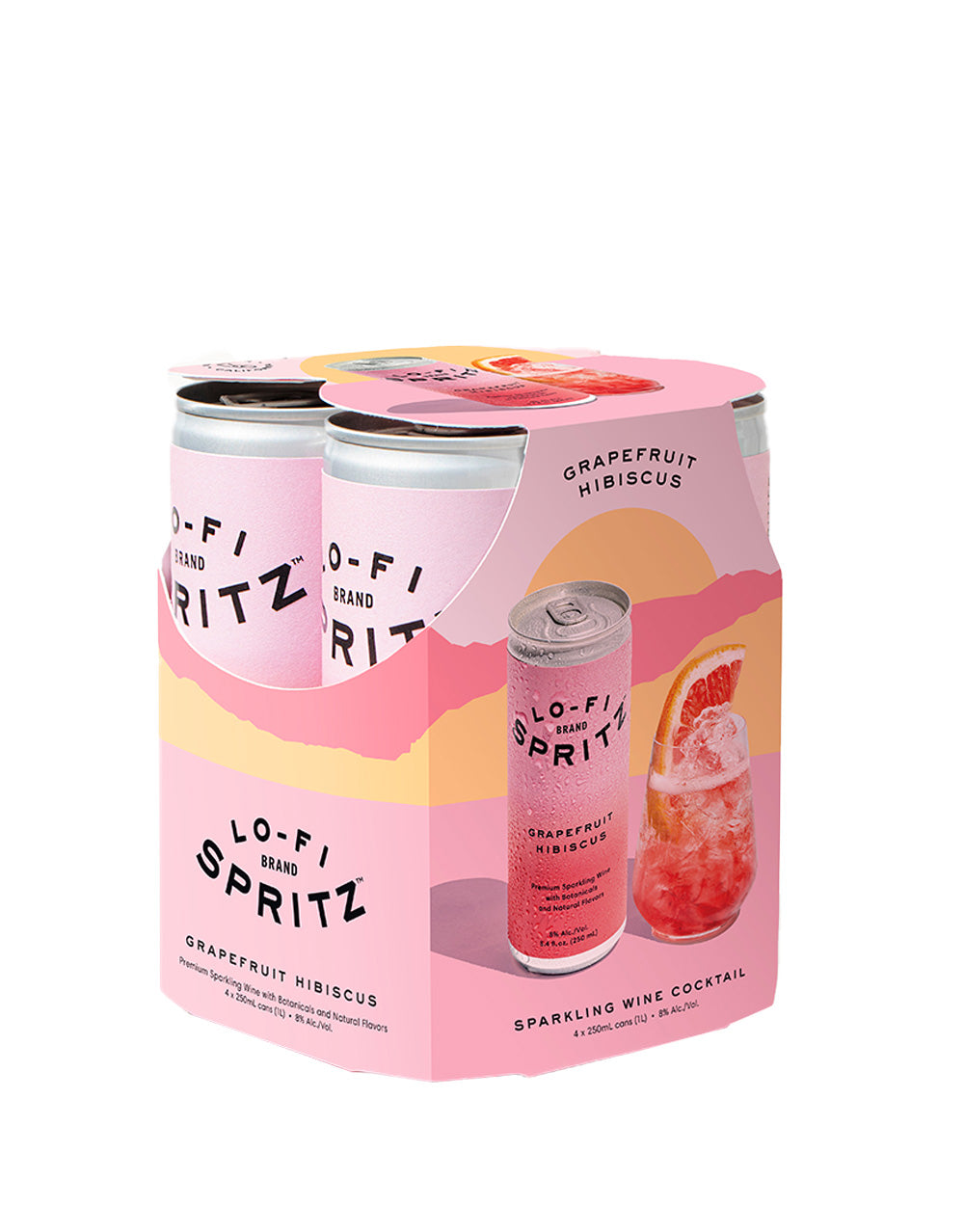 Lo-Fi Grapefruit Hibiscus Spritz (4 Pack)