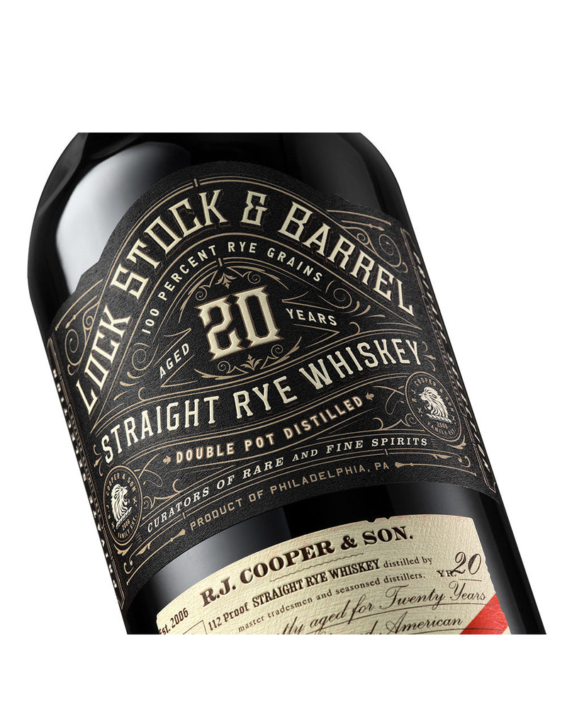 Lock Stock & Barrel 20yr Straight Rye Whiskey