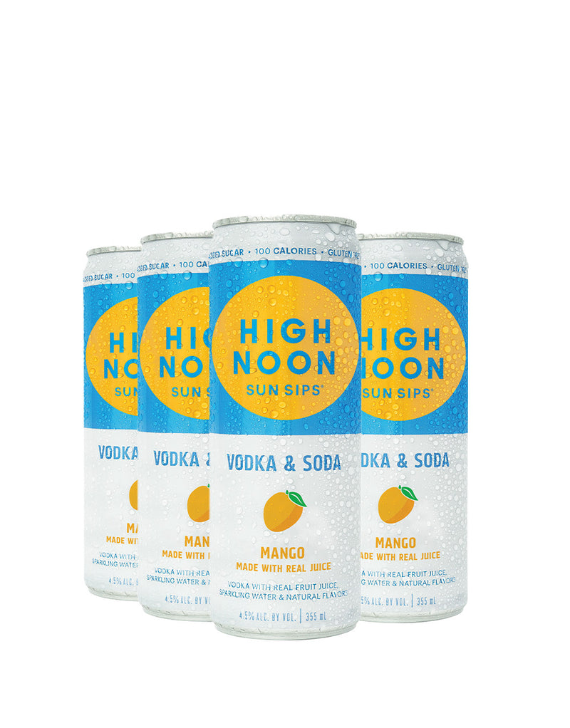 High Noon Mango Hard Seltzer (4 Pack)