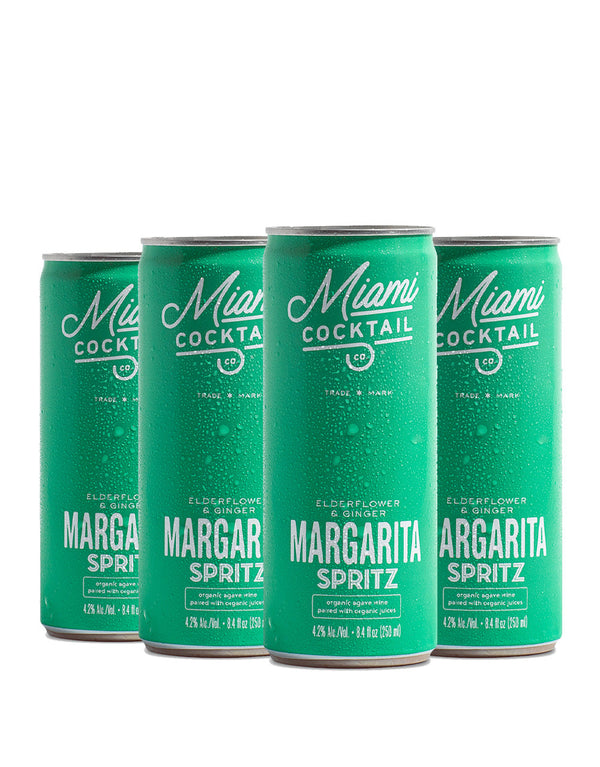 Miami Cocktail Co. Organic Margarita Spritz Cans (4 Pack)