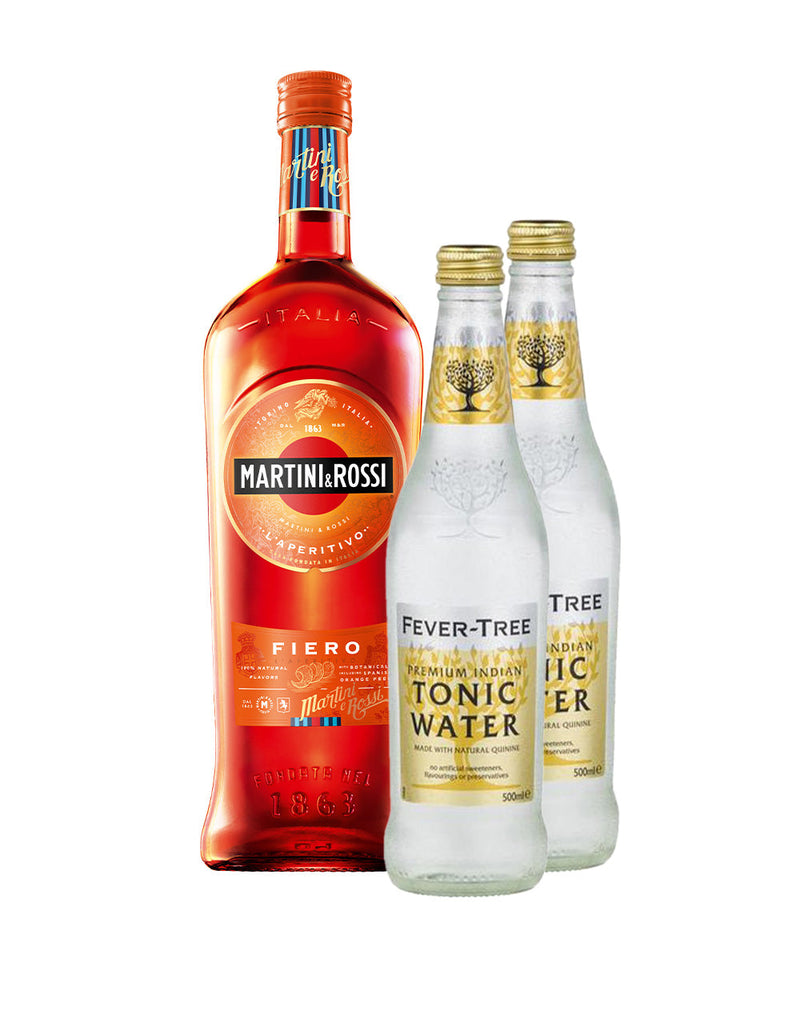 Martini & Rossi Fiero with Fever-Tree Indian Tonic Water Set