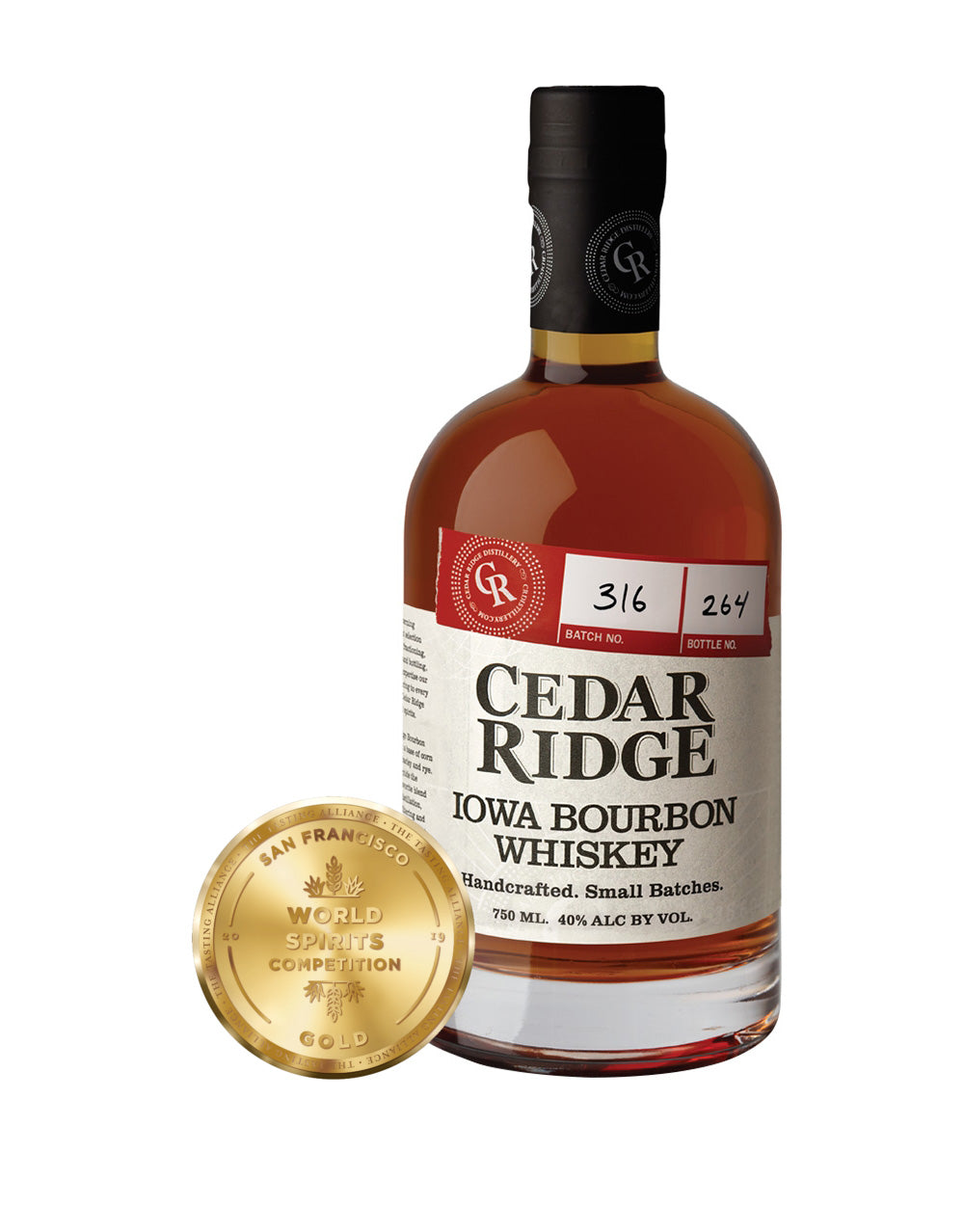 Cedar Ridge Iowa Bourbon Whiskey