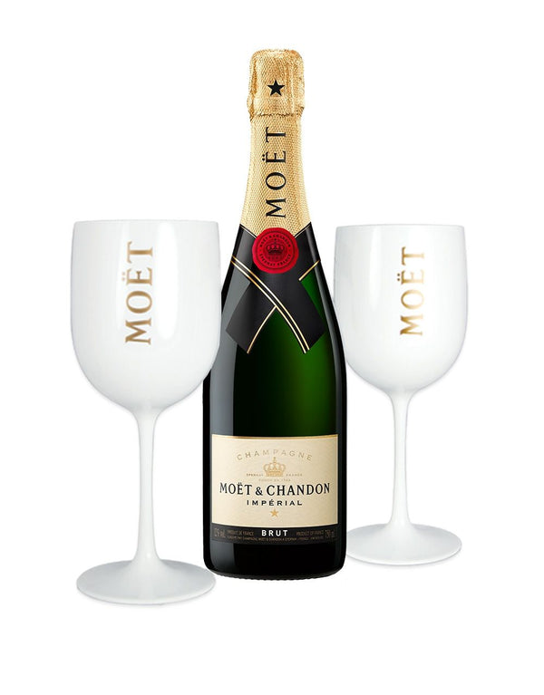 Moët & Chandon Impérial Brut with 2 Moët Goblets