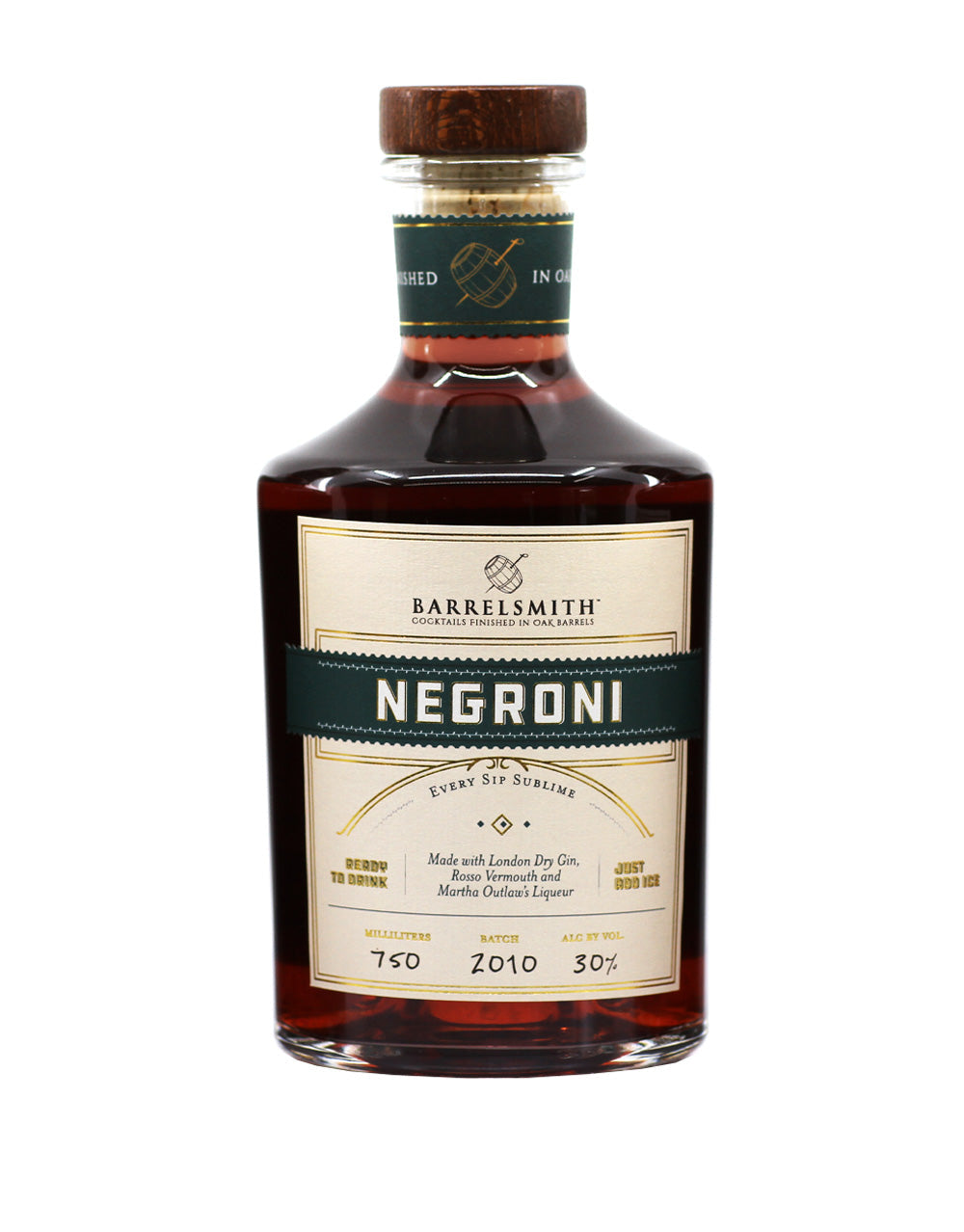BARRELSMITH NEGRONI with ROLF GLASS DIAMOND ON THE ROCKS (SET OF 2) and RESERVEBAR SQUARE ICE CUBE TRAY (SET OF 2)