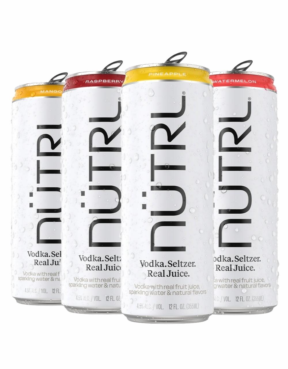 NÜTRL Vodka Seltzer variety