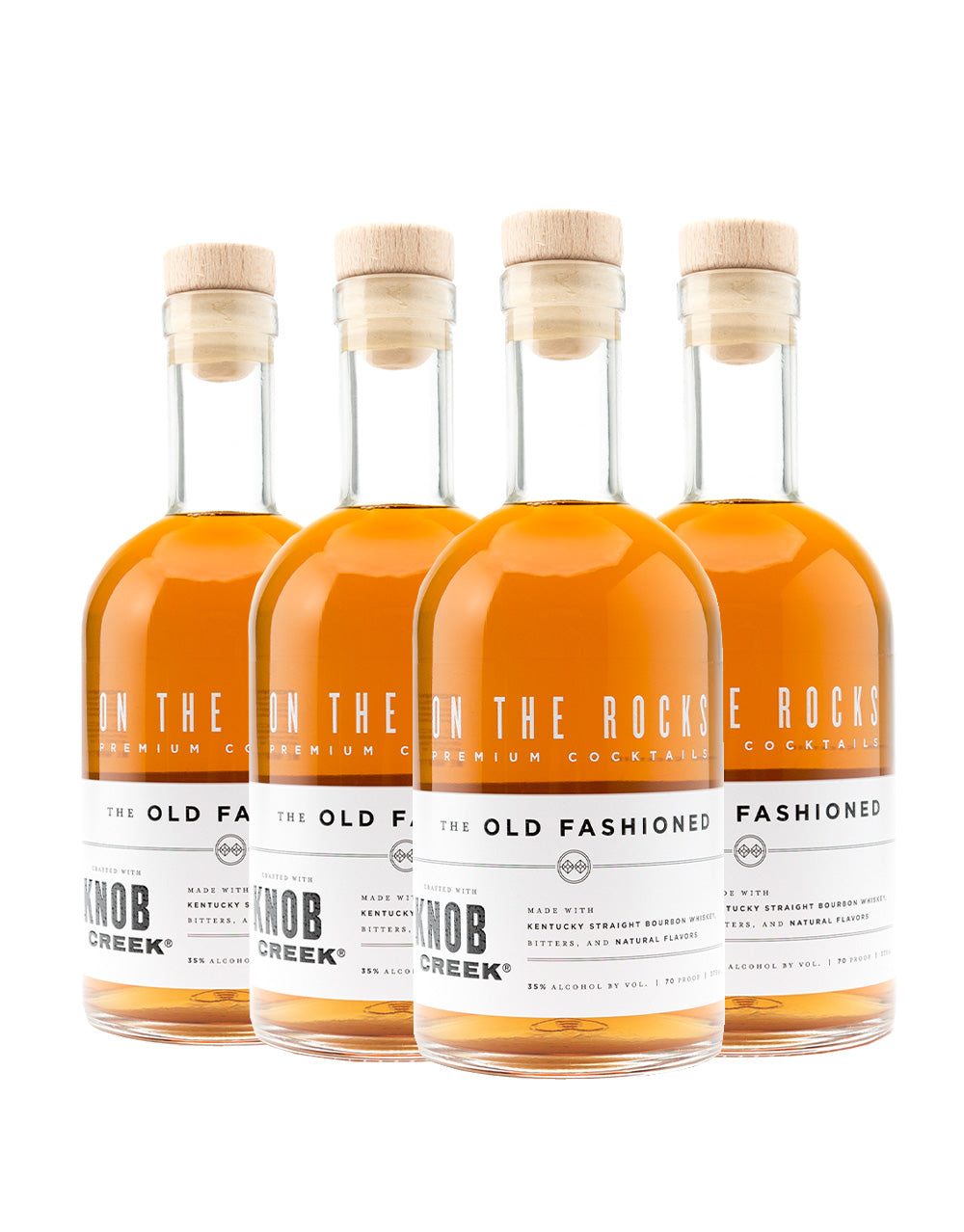 On The Rocks Cocktails Knob Creek Old Fashioned (4 Pack)