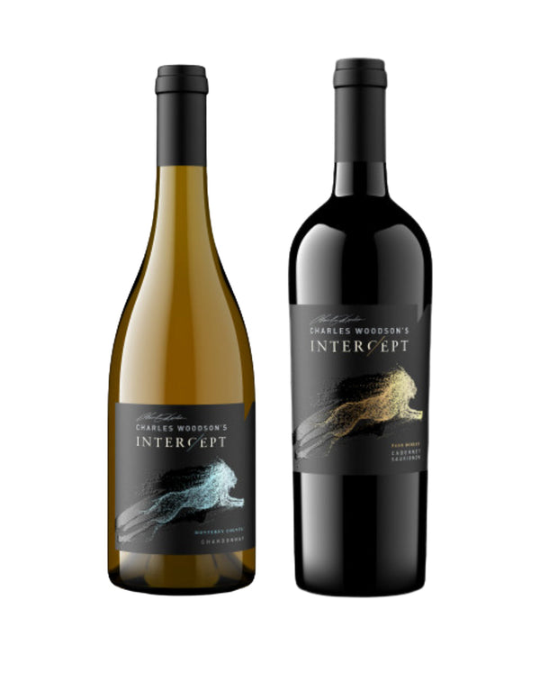 Charles Woodson's Intercept Wines 2 Bottle Bundle