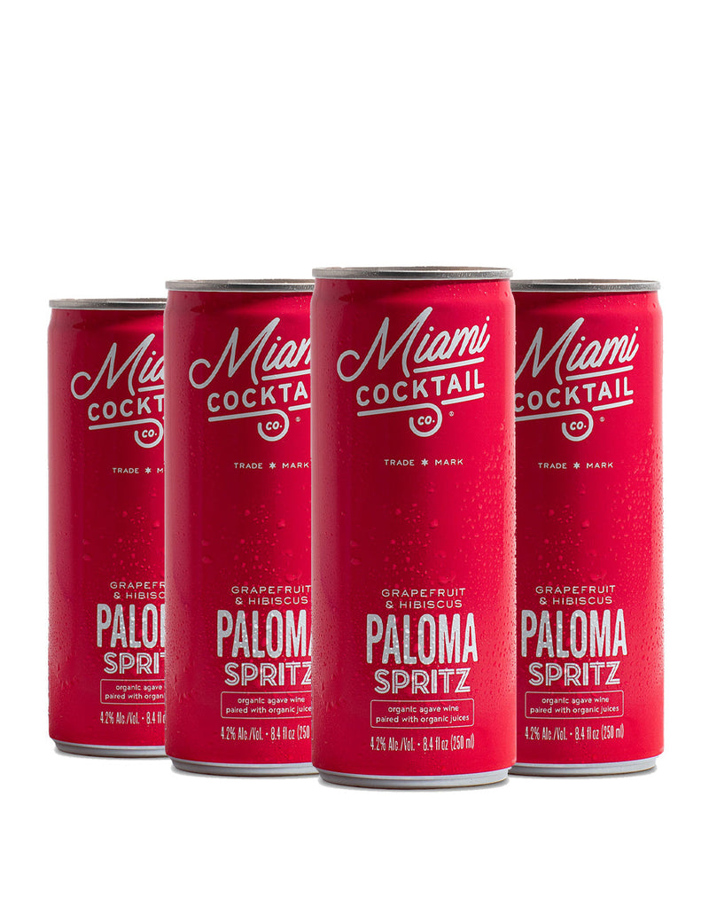 Miami Cocktail Co. Organic Paloma Spritz Cans (4 Pack)