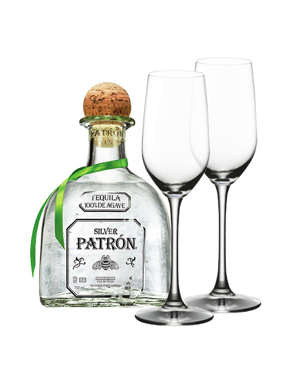 Patrón Silver with Riedel Ouverture Tequila Glasses