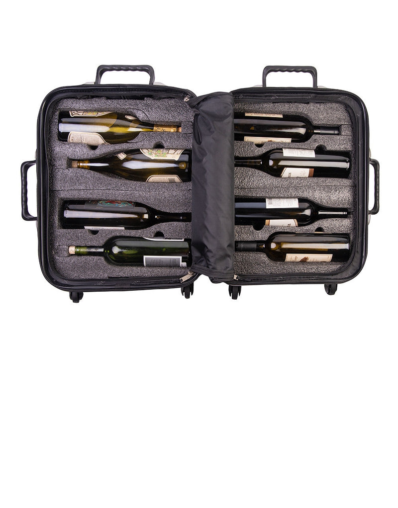 VinGardeValise Petite 03 Wine Suitcase (Black)