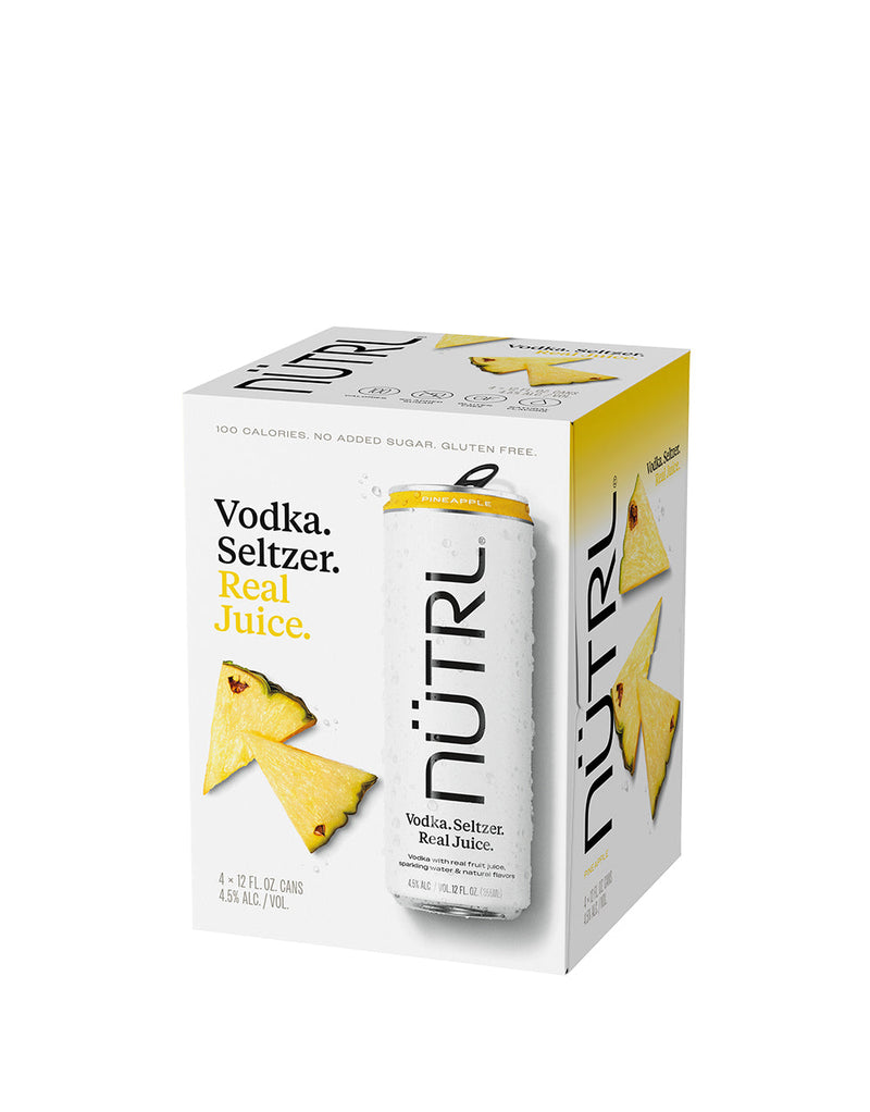 NUTRL Pineapple Vodka Seltzer (4 Pack)